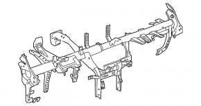 Reinforced under-torpedo pipe for Nissan Murano 25-26