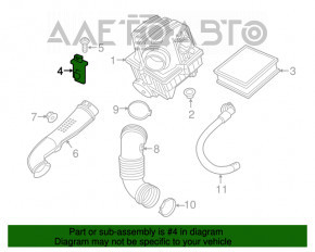 Chrysler 200 15-16 2.4 Air Flow Meter