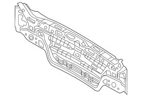 Kia Optima 16-20 rear panel