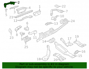 Audi Q5 80A 18-24 Heater Air Intake Trim
