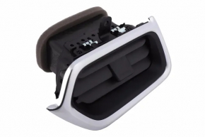Right front panel air vent deflector Chevrolet Equinox 18-24 black with chrome