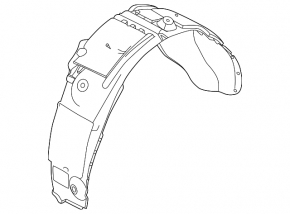 Rear left fender liner Kia Niro 23-