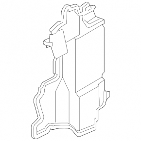 Radiator deflector left Infiniti Q50 16-20 3.0T