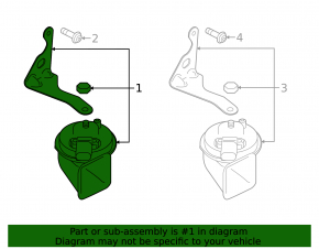 Low signal Porsche Panamera 14-16 with bracket