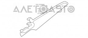 Front panel trim right Mercedes GLC 16-19 gray, scratches