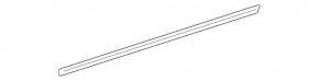 Door trim lower rear left Mercedes W221 chrome, scratches