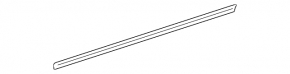 Door trim lower rear left Mercedes W221 chrome, scratches