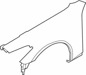 Front left wing Infiniti M37 Q70 11-19