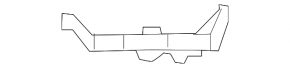 Right fog light mount for Land Rover Range Rover Evoque 19-23