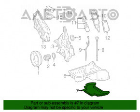 Oil pan Mercedes W221 S500 S550 M273 5.5