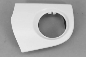 Left front panel trim for Fiat 500 12-15, gloss black