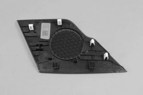 Left front panel speaker trim for Jeep Cherokee KL 14-23 black