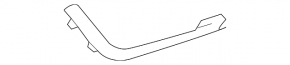 Lower left dashboard trim panel for Chevrolet Volt 16-19, gray