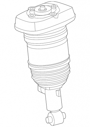 Rear left air shock absorber BMW i4 22-26 M50, xDrive40