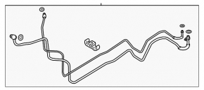 Air conditioning pipe rear row VW Atlas 18-21 2.0T, 3.6 1pc