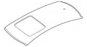 Metal roof Audi A6 C7 12-18 under the hatch, sawed off, painted, not standard