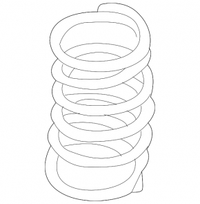 Rear left spring Nissan Maxima A36 16-hardness 2 green violet