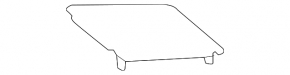 Left speaker trim panel for Lexus ES300h ES350 13-18 black