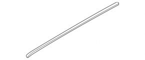 Upper rubber seal for the trunk door of a Mitsubishi Outlander 22-25
