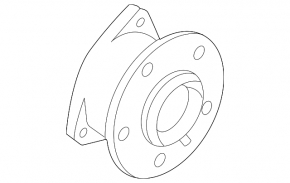 Front left hub for Audi Q4 e-tron 22-25 RWD