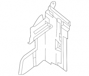 Right radiator deflector Nissan Sentra 13-15 prerest 1.8