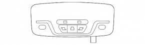 Central light fixture BMW X3 G01 18-24