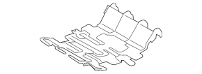 Driver's seat runner, left, Subaru Forester 19-21 SK, without frame, electric