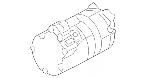 BMW 3 F30 16-18 B58 Air Conditioning Compressor