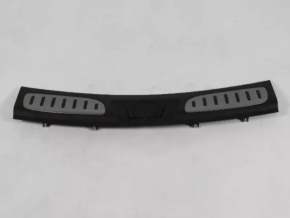 Dodge Durango 11-24 Trunk Door Trim Black with Chrome Trims