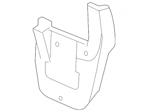 Front left mudguard for Acura MDX 07-09