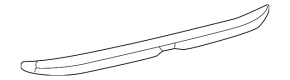 Toyota Camry v40 SE trunk lid spoiler