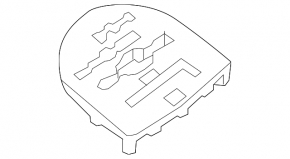 Foam plastic for Nissan Altima 13-15 tool type 2