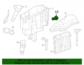 Knock Sensor Lexus RX450h 10-15 2GR-FXE