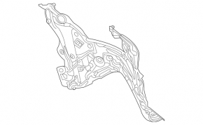 Lower engine shield insulation Mercedes W167 GLE 350 450 20-26