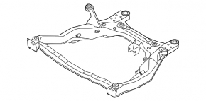 Front subframe Mazda CX-7 06-09 rusty
