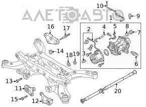 Mazda CX-5 17-25 rear differential with 33k clutch