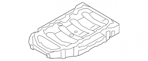 Engine half pan Audi A4 B8 08-16 2.0T