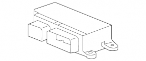 Chevrolet Camaro 16-SRS airbag computer module