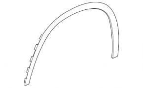 Front left wing arch trim Mercedes GLA 15-20
