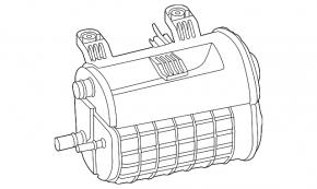 Carbon Canister Absorber Bare BMW X5 G05 19-25 X5, With Plug-in Hybrid, 3.0L Turbo, With Hybrid, XM, 4.4L, With xDrive45e