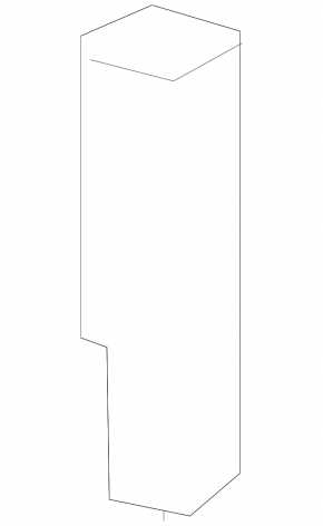 Upper reinforcement trim front bumper left Toyota Prius 50 Prime 16-22