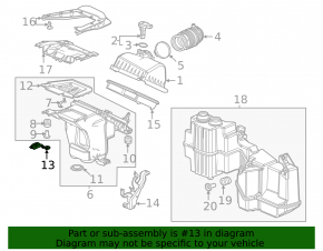 Honda Civic XI FE/FL 22- 2.0 Air Filter Housing Bracket Upper