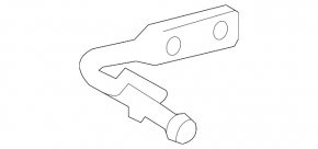 Lexus RX450h 16-22 Rear Muffler Bracket