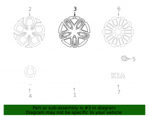 Wheel disk R17 Kia Forte 19-24