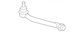 Steering tip right Hyundai Santa FE 19-20 CTR