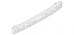 Rear Bumper Absorber Subaru Legacy 18-19 rest