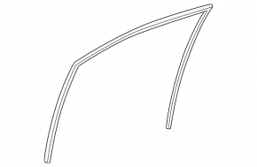 Front left glass seal for Lexus Hs250h 10-12