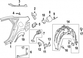 Honda Accord 23- Fuel Filler Door Lock