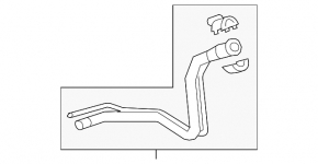 Toyota Camry v40 fuel filler neck