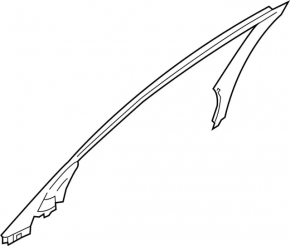 Front right door frame Infiniti Q50 18-20